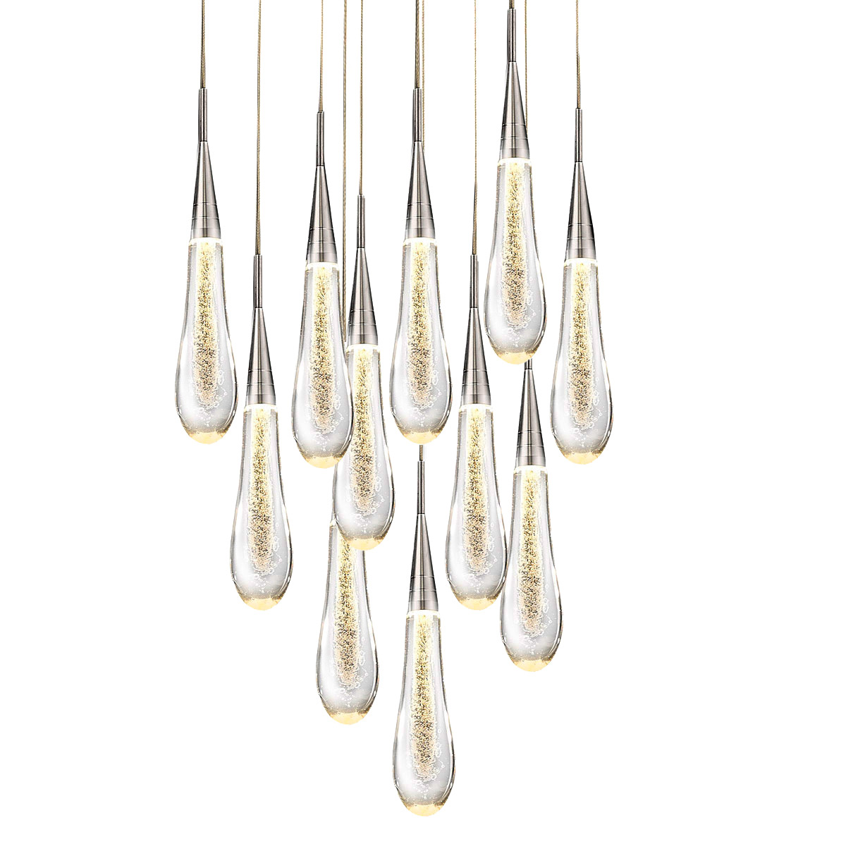 Подвесная люстра DeLight Collection Pour MD-023B-11 chrome