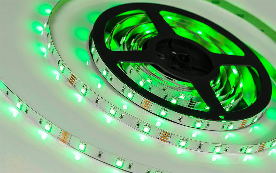 Светодиодная лента Arlight RT 2-5000 12V Green (5060, 150 LED, LUX) 010593