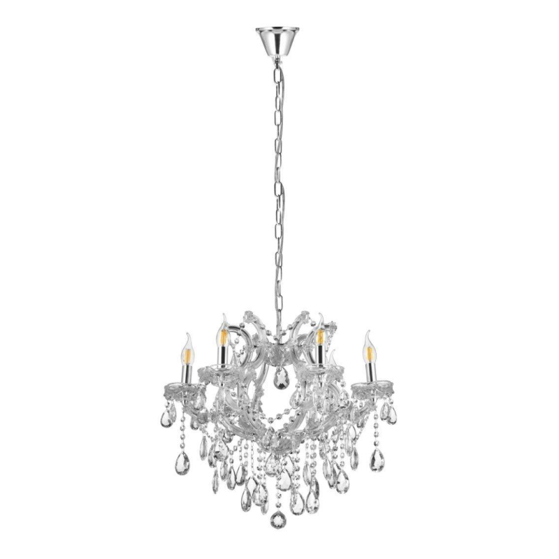 Подвесная люстра Lumina Deco Eliza LDP 7029-6 CHR