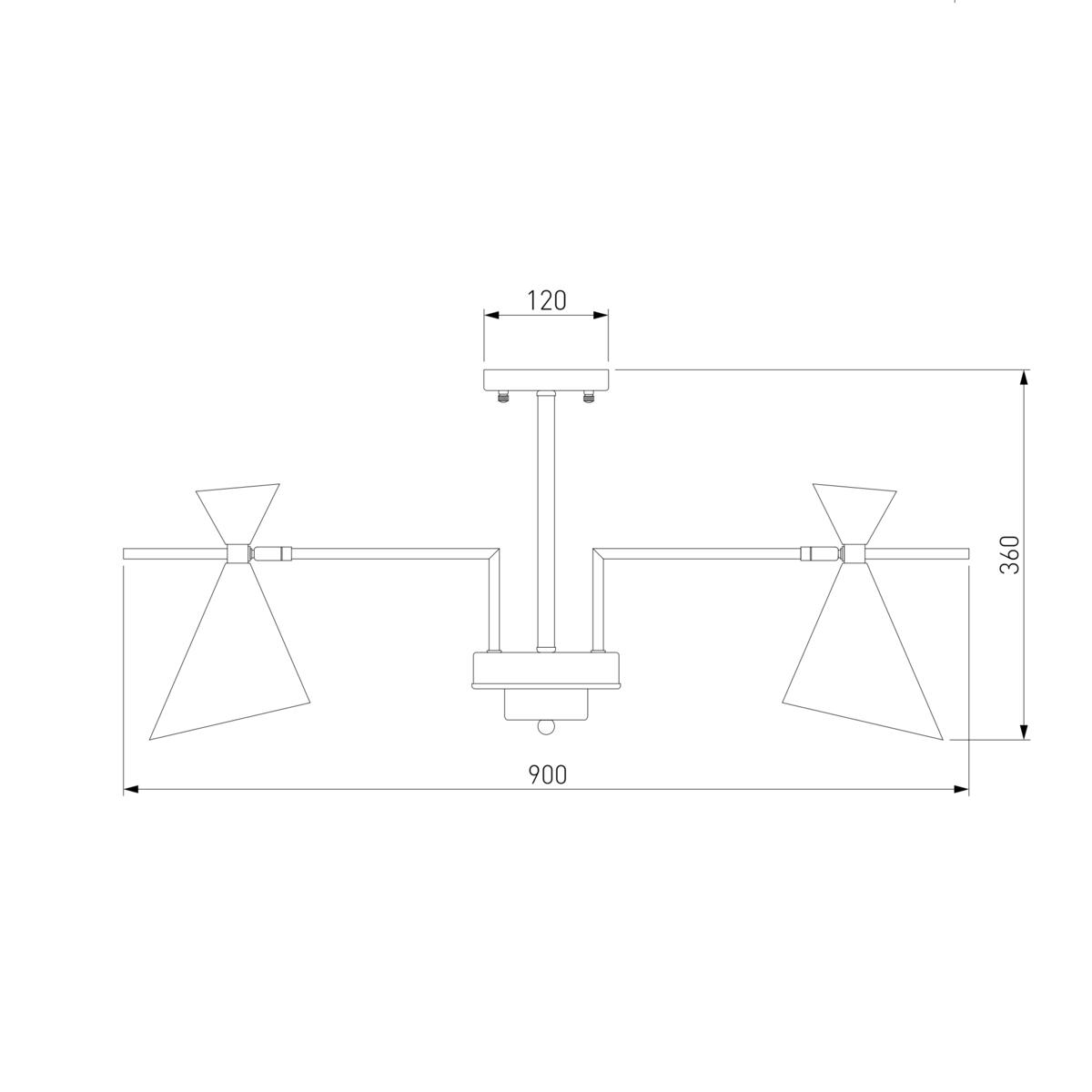 Люстра на штанге Eurosvet 70114/8 белый Smart a047643