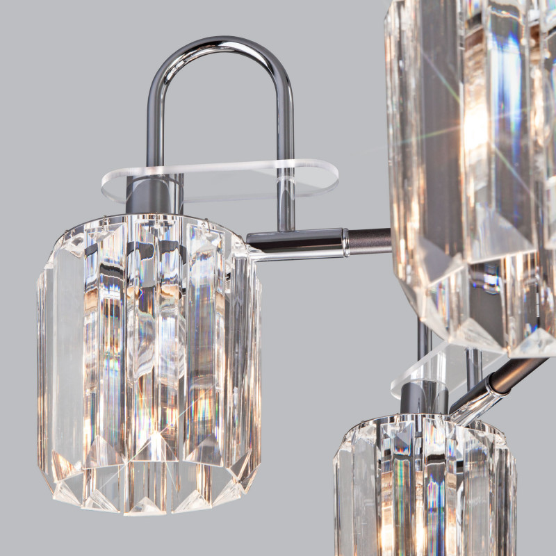 Люстра на штанге Eurosvet 70090/5 графит Smart a045141