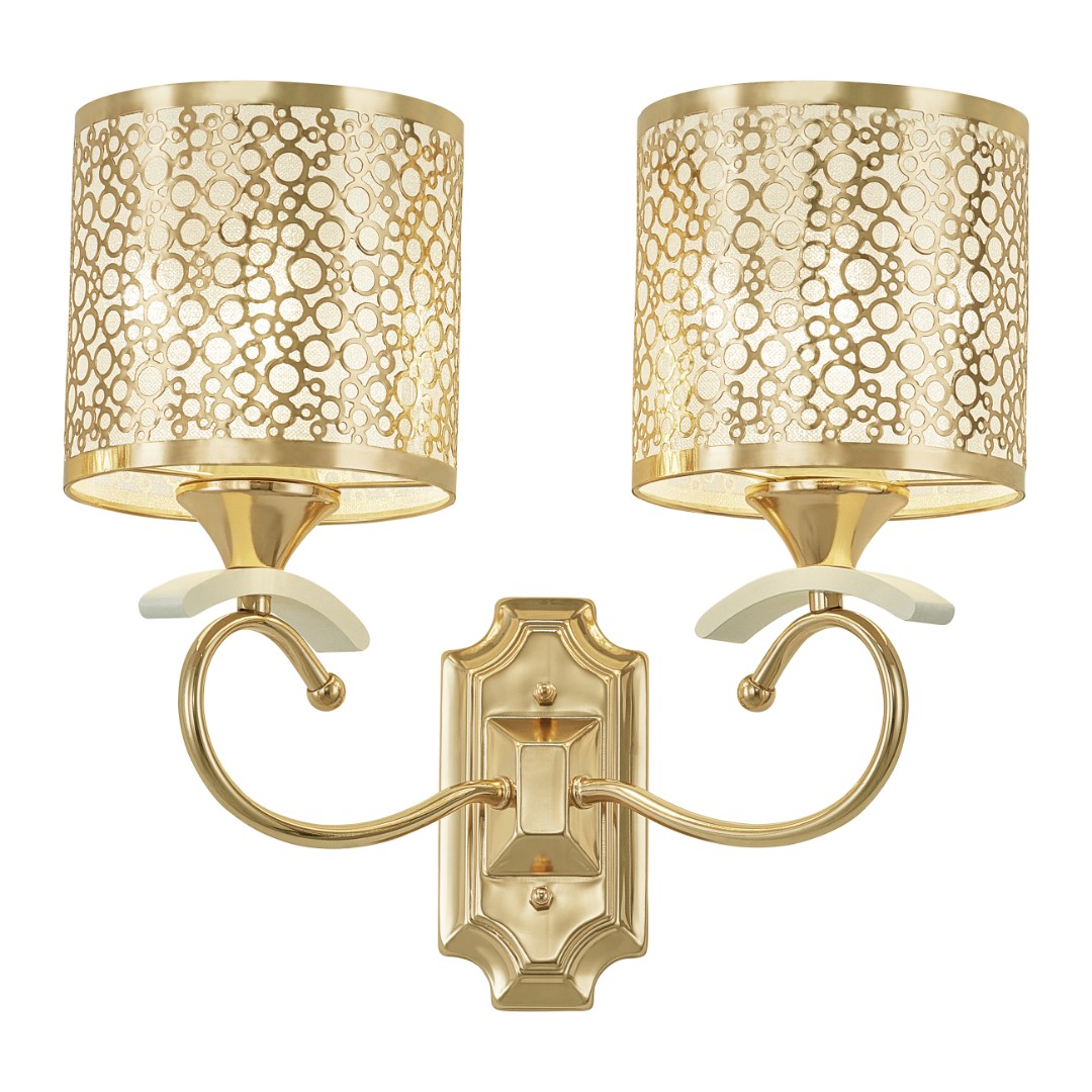 Бра Arte Milano Florentia-9787 309787/2W Wh/Gd