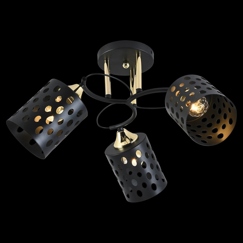 Потолочная люстра Reluce 01385-0.3-03 BK+FGD