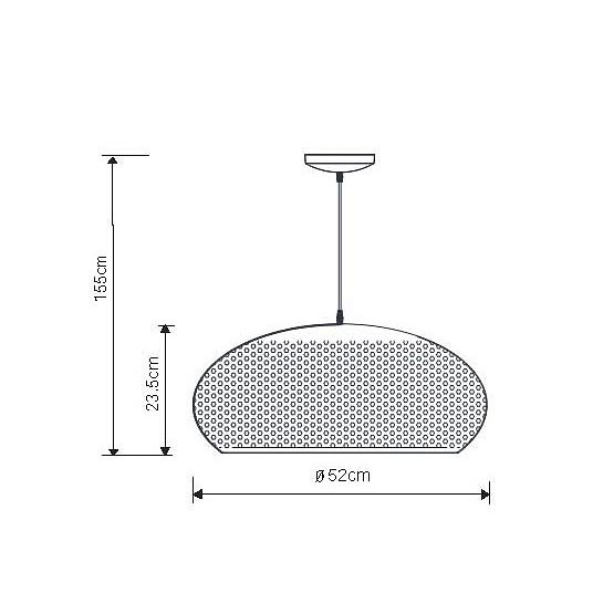 Подвесной светильник Lucide Colando 76463/53/36