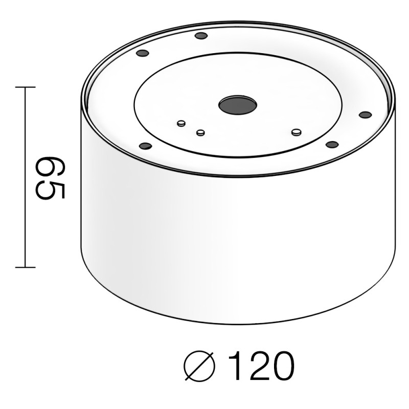 Влагозащищенный светильник LeDron LXS0812-12W 3000K 00000013770