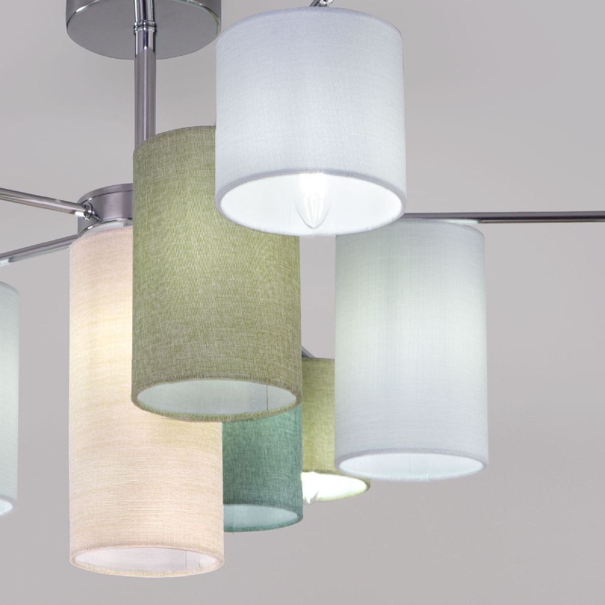 Люстра на штанге Eurosvet Pastel 60151 хром a064985