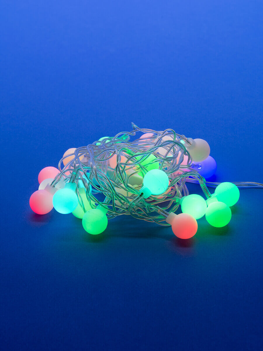 Светодиодная гирлянда (09580) Uniel Радуга 220V разноцветный ULD-S0280-025/DTA RGB IP20 RAINBOW