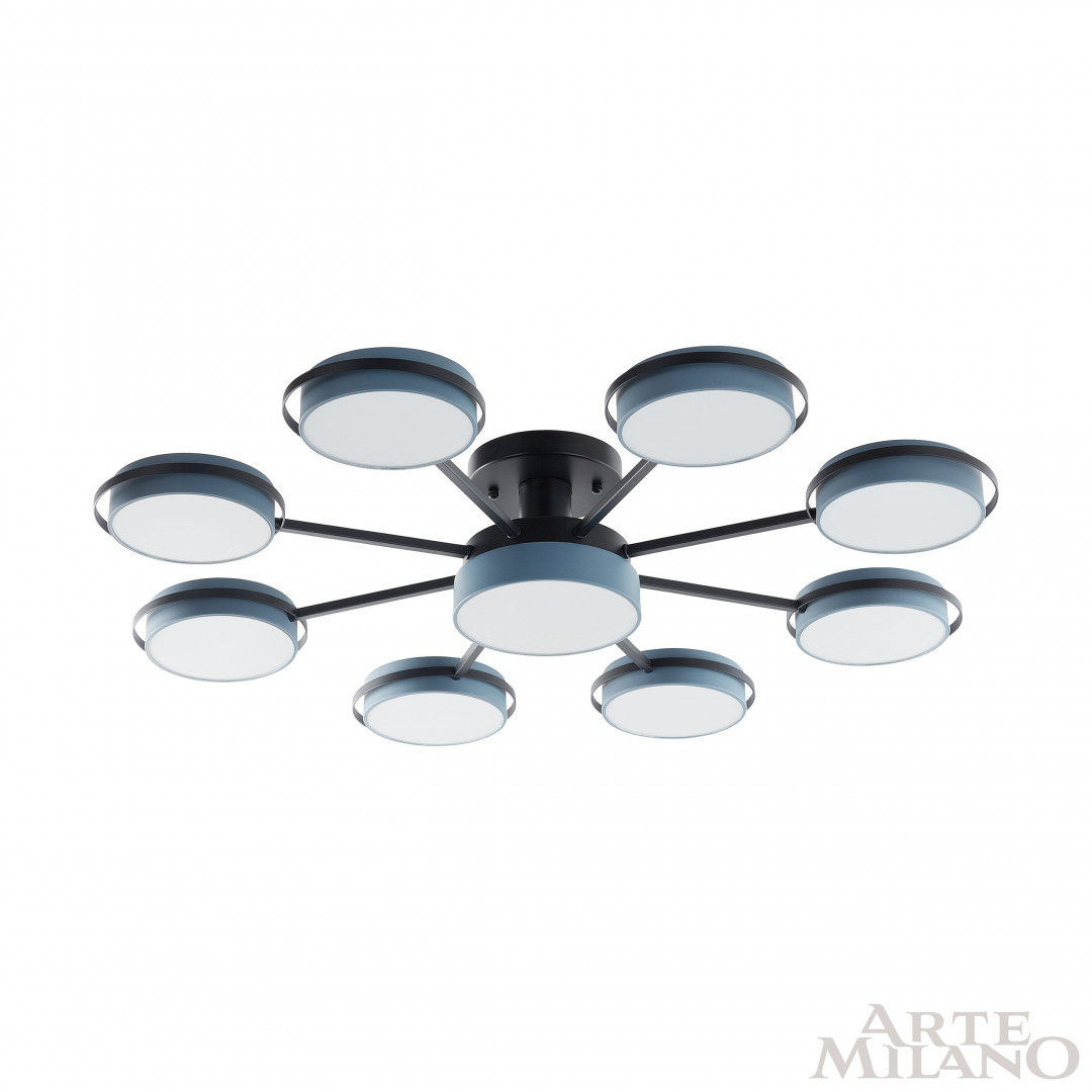 Потолочная люстра Arte Milano Ferrara 250406/8+1 Gr