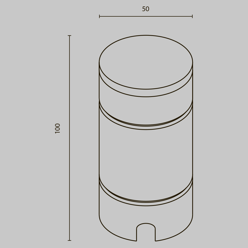Ландшафтный светильник Maytoni Brill O474FL-L2GF3K