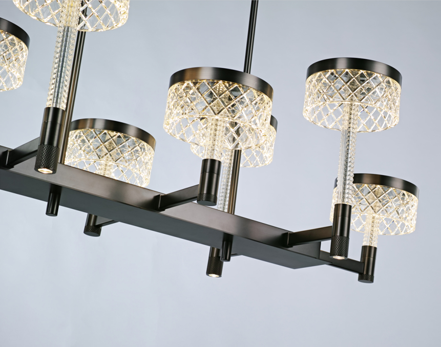 Подвесная люстра Delight Collection MD21020075 MD21020075-8B matt black