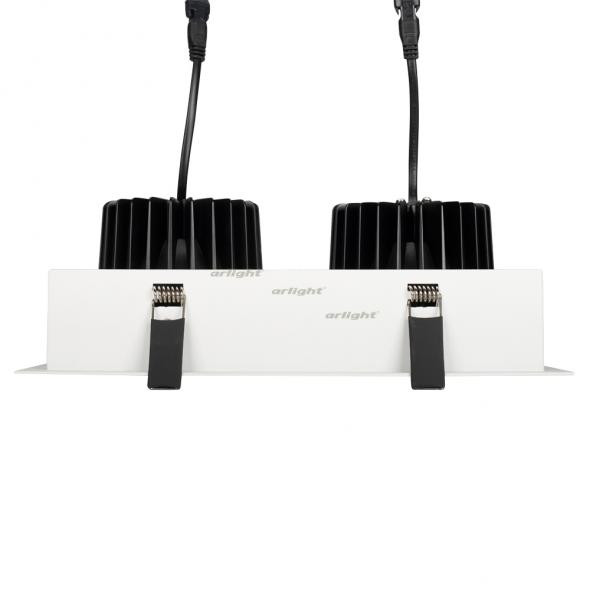 Встраиваемый светодиодный светильник Arlight CL-Kardan-S283x152-2x25W Day4000 027924