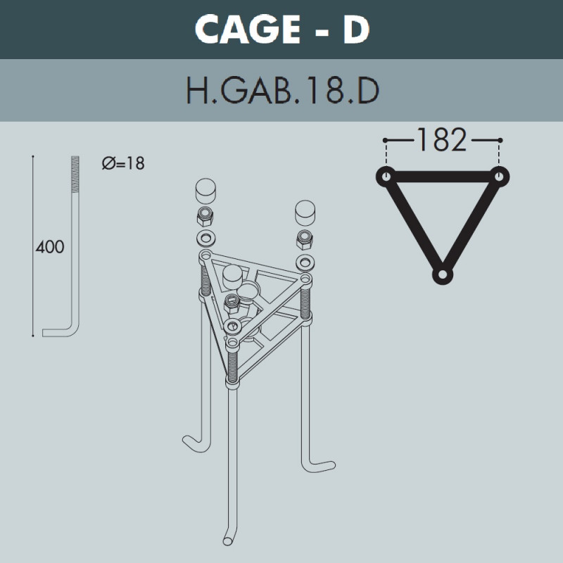 Садовый светильник Fumagalli P50.372.A20.AXH27