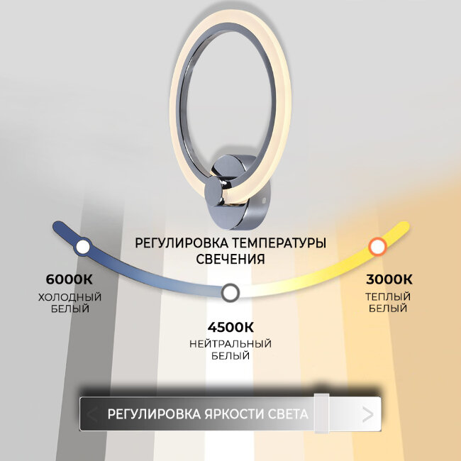 Бра Wedo Light Lejni WD5006/1W-L-CR