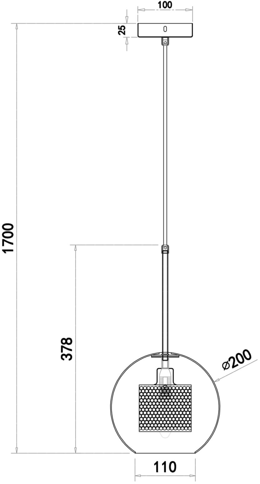 Подвесной светильник Freya Bogota FR8018PL-01N