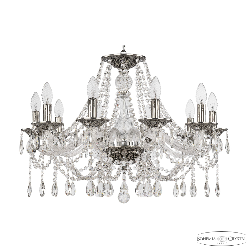 Подвесная люстра Bohemia Ivele Crystal 1607/10/240 NB