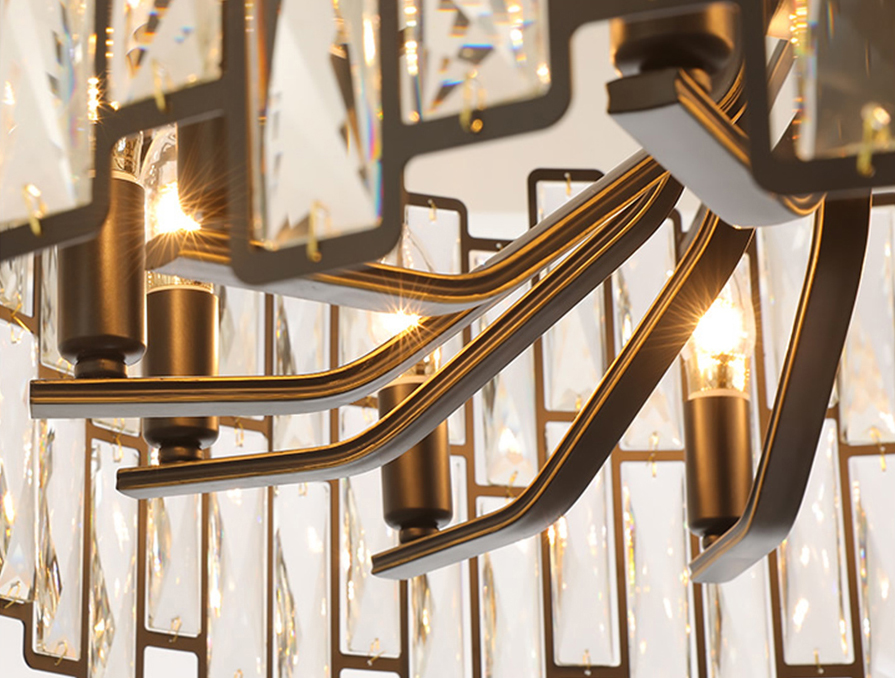 Подвесная люстра Delight Collection D8524P/S black/clear