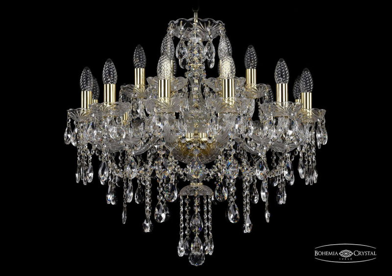 Подвесная люстра Bohemia Ivele 1415/12+6/220/G