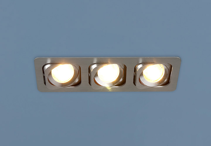 Встраиваемый светильник Elektrostandard 1021/3 MR16 CH хром 4690389056253