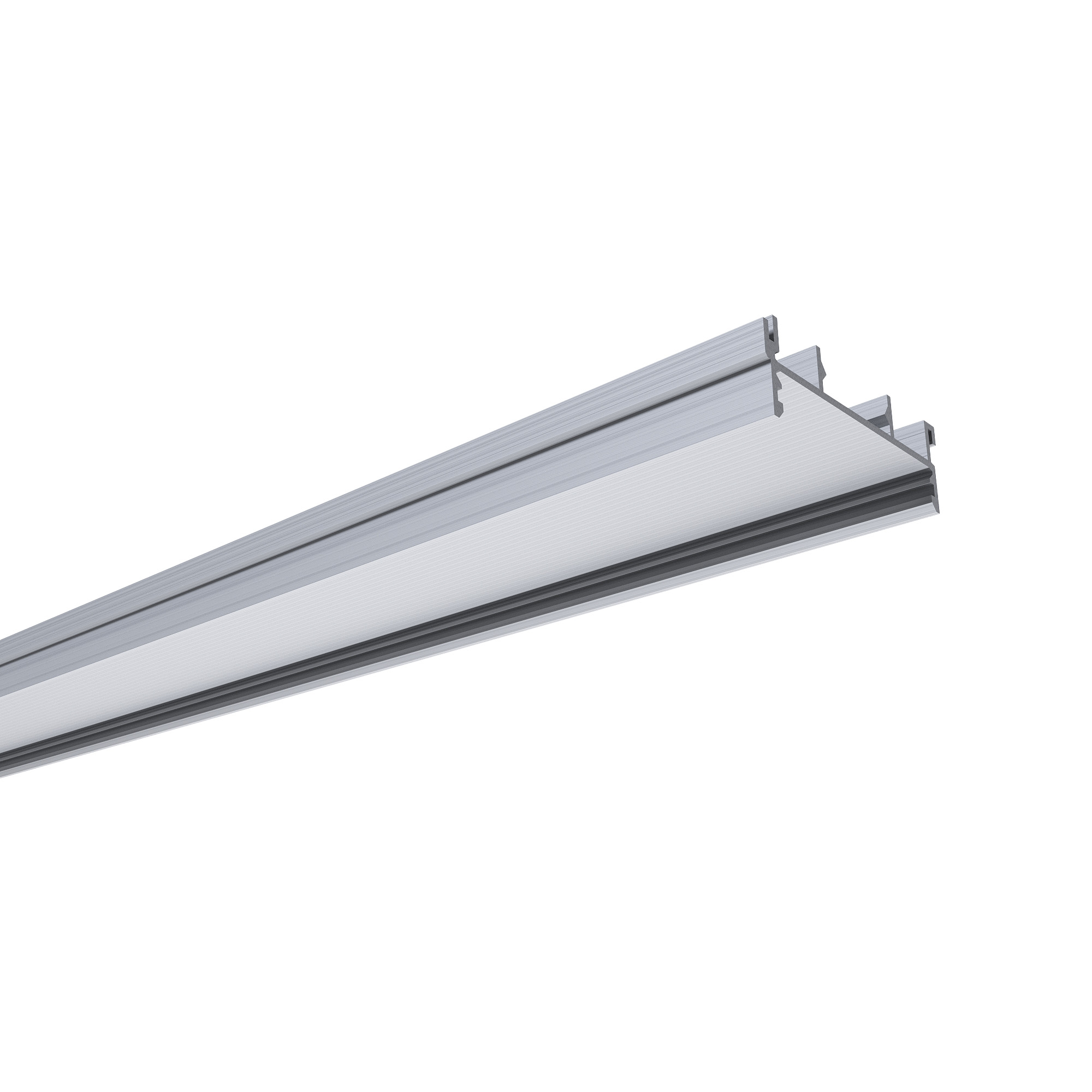 Профиль П-образный универсальный Apeyron ширина ленты до 30мм (рассеиватель, заглушки - 2шт) 08-15