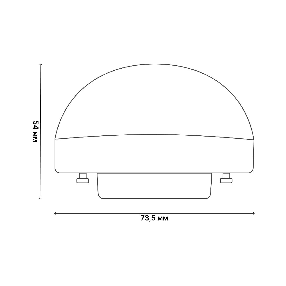 Лампа светодиодная Uniel LED-GX53-13W/3000K/GX53/FR/SPHERE PLZ02WH UL-00011790