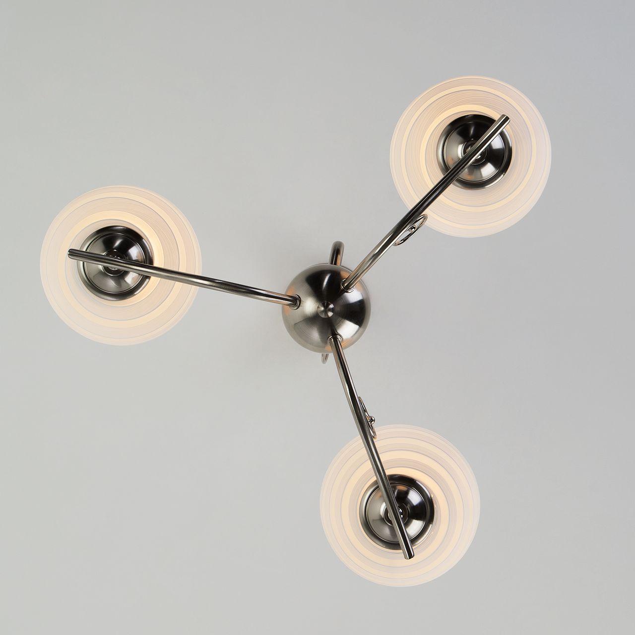 Подвесная люстра Eurosvet Lotta 30116/3 сатин-никель