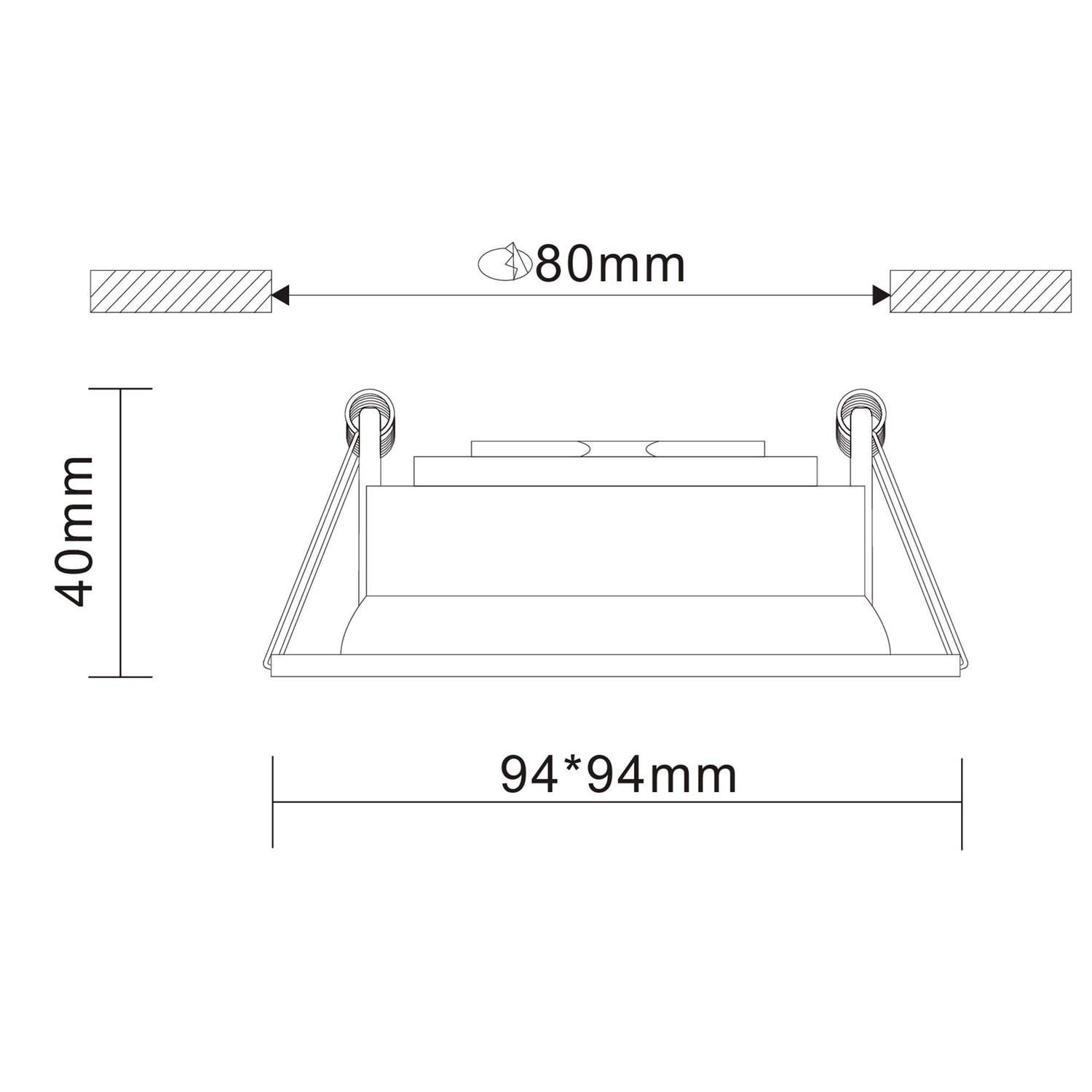 Встраиваемый светильник ST LUCE ST208.418.01 в Москве