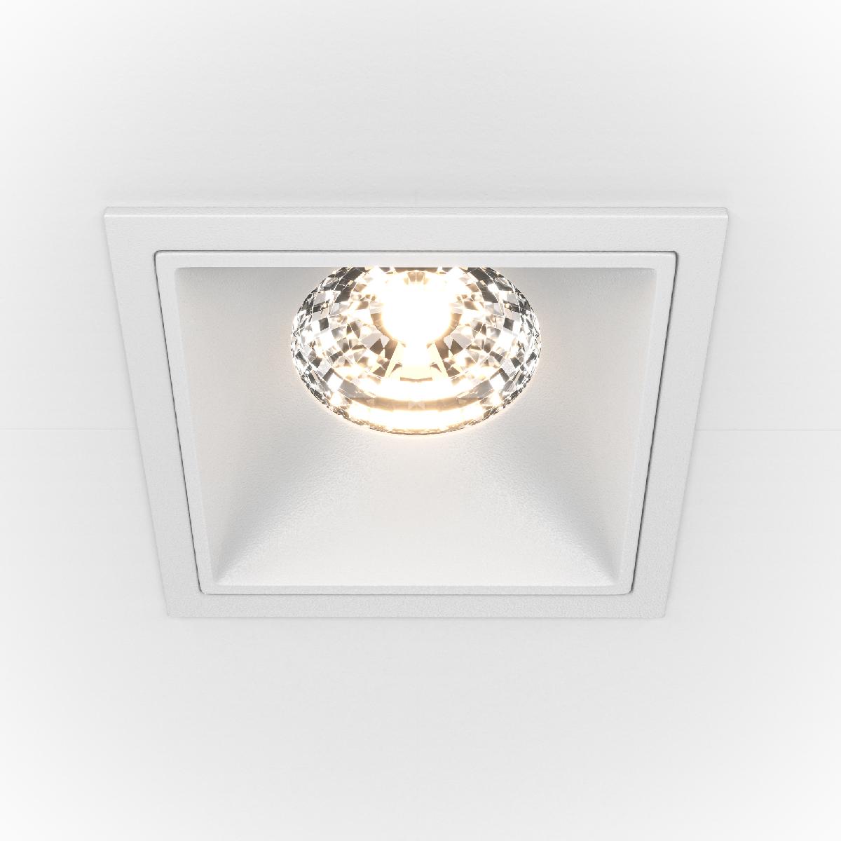 Встраиваемый светильник Maytoni Technical Alfa LED DL043-01-15W3K-D-SQ-W