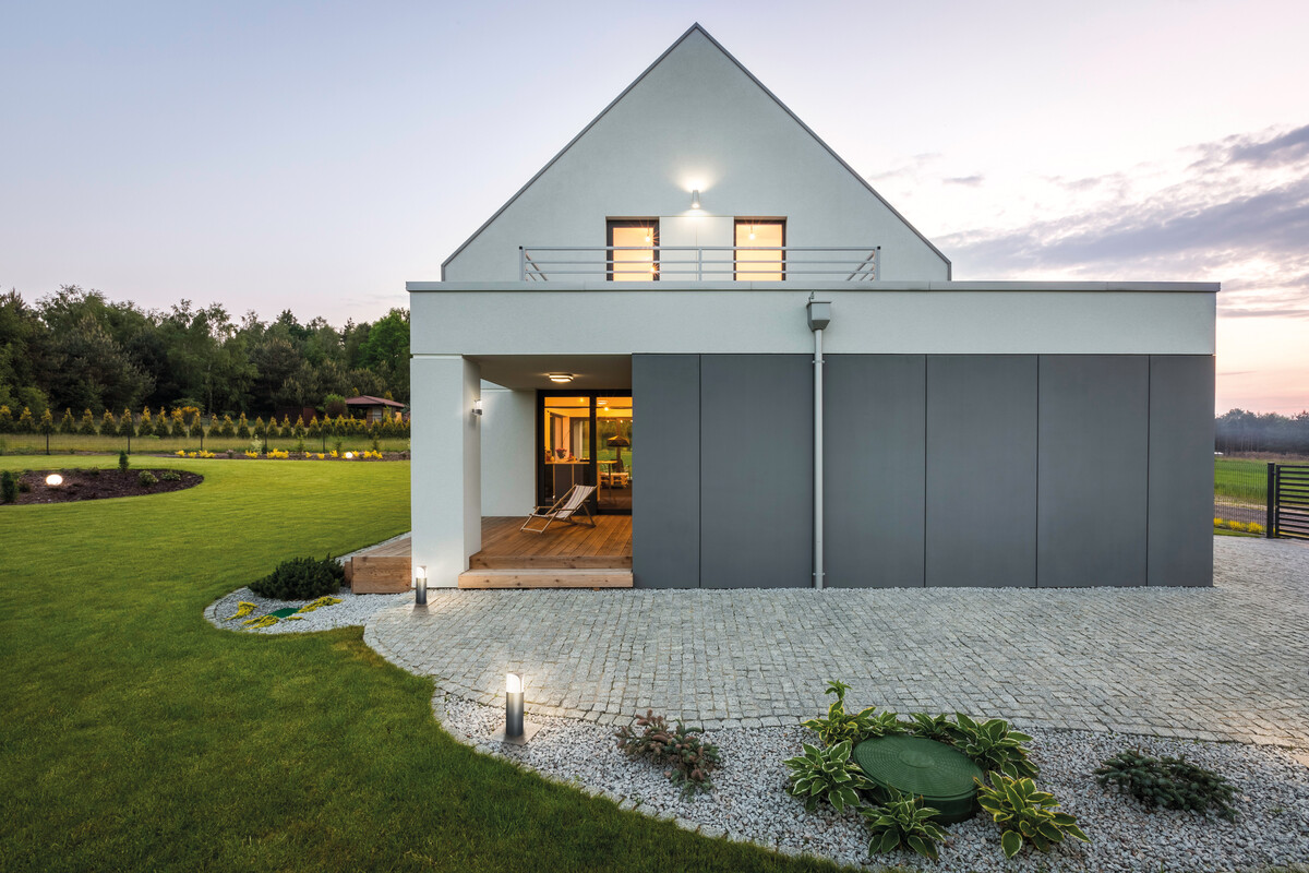 Настенный уличный светильник Kanlux PRESO EL 18 GR 36543