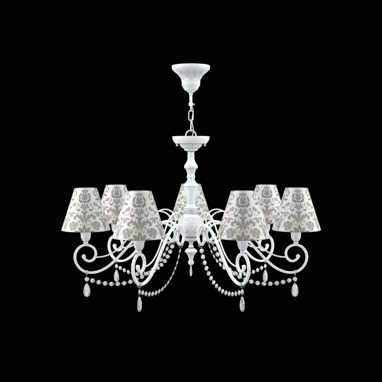 Подвесная люстра Lamp4you Classic E3-07-WM-LMP-O-1-CRL-E3-07-TR-UP