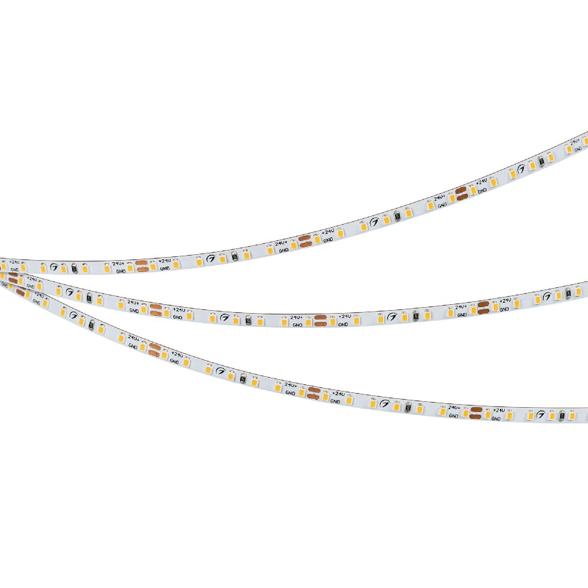 Светодиодная лента Arlight MICROLED-M168-4mm 24V Warm3500 (5 W/m, IP20, 2216, 5m) 046731