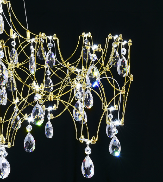 Подвесная люстра с дистанционным управлением Myfar Ileria MR2652-57P-50AD