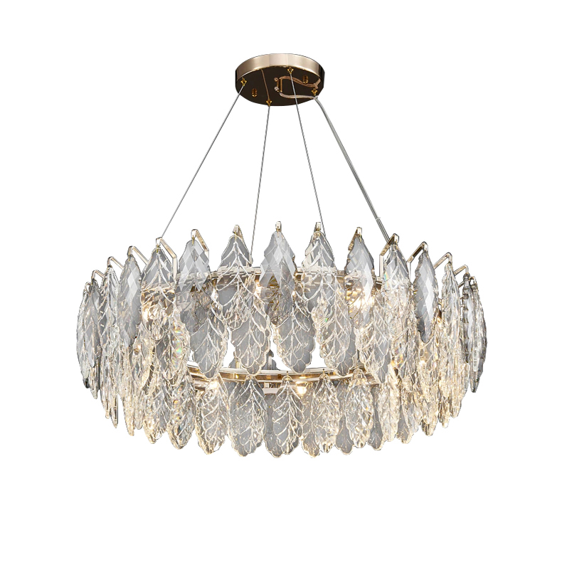 Подвесная люстра флористика Delight Collection D8011P/R-800 gold/smoky