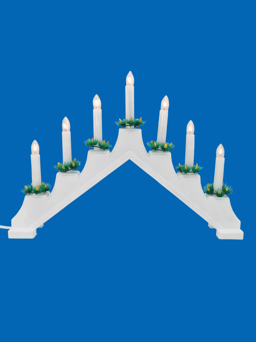 Фигурка «Новогодняя горка» Uniel (UL-00007388) UDL-L7101-007/SWA/WW White Bridge