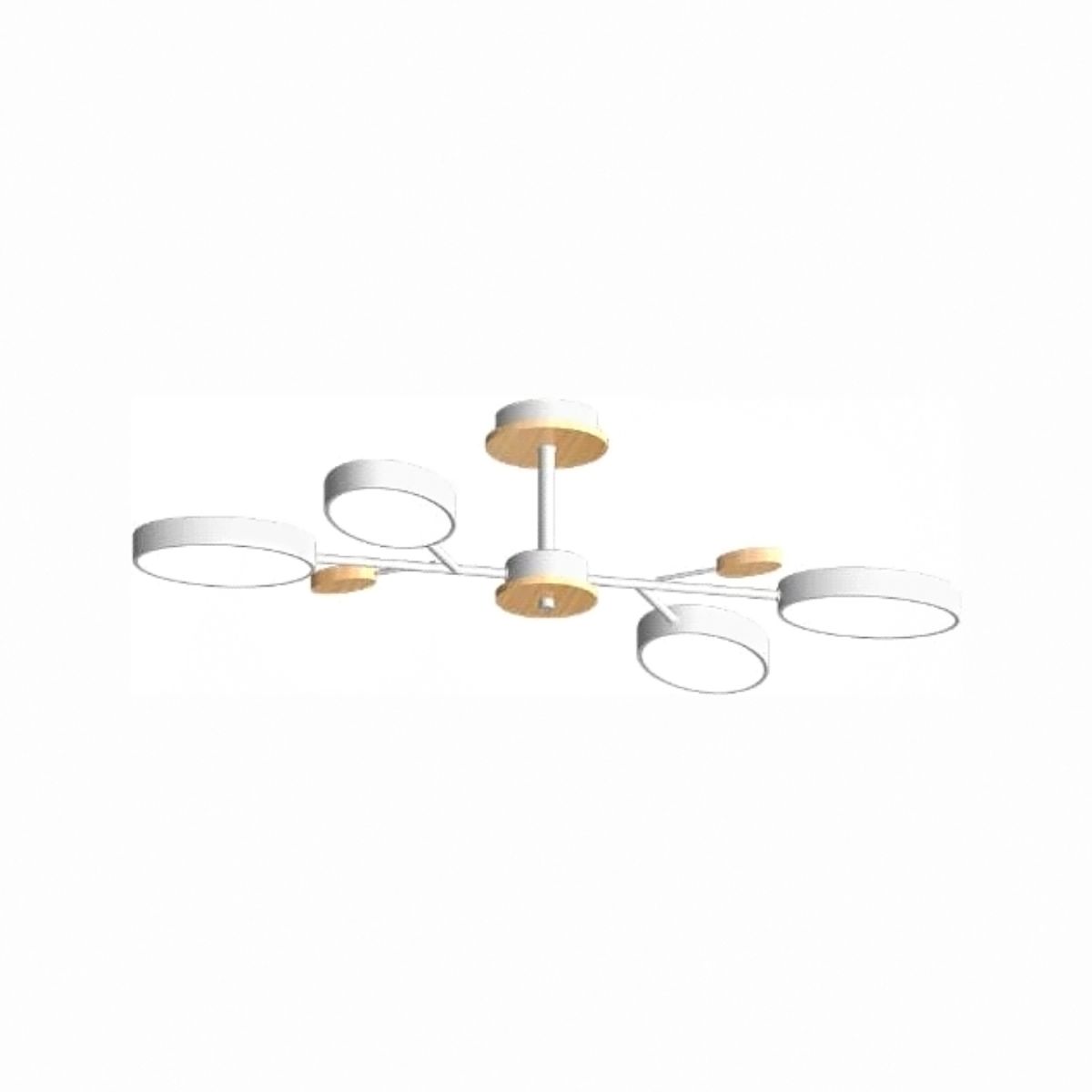 Люстра на штанге LED4U L3219-830 WH