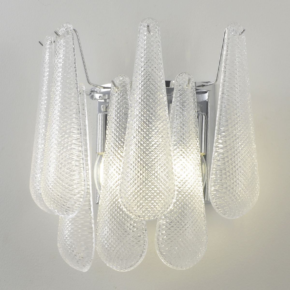 Настенный светильник Crystal Lux FONTAIN AP2 CHROME