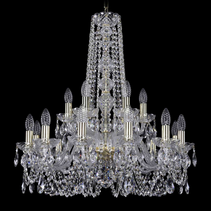 Подвесная люстра Bohemia Ivele 1402/12+6/240/h-75/G