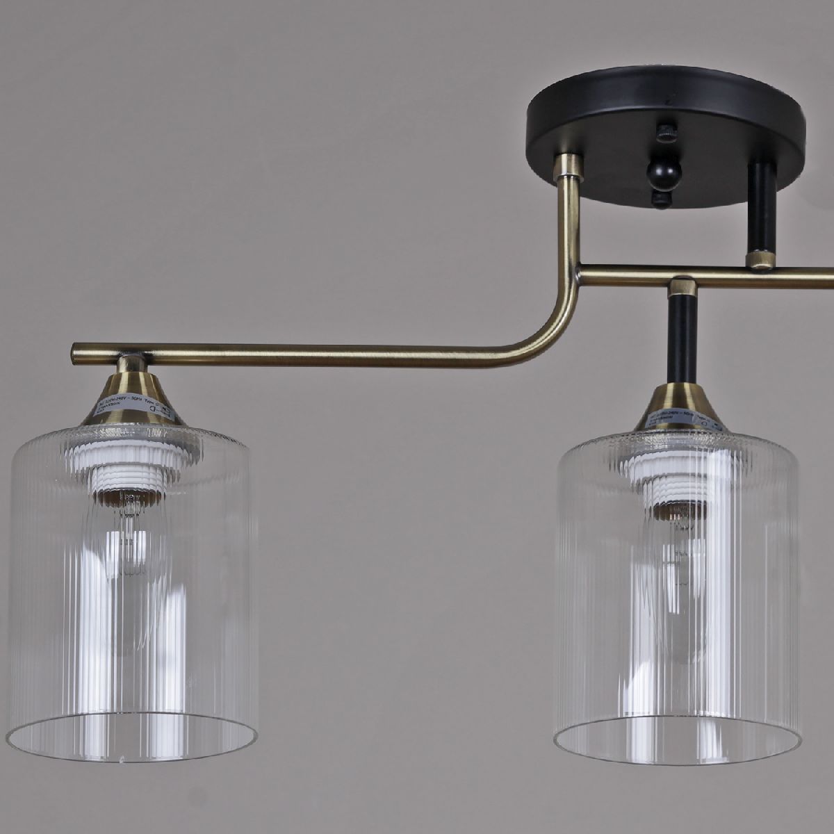 Потолочная люстра Reluce 02312-0.3-03 AB+BK