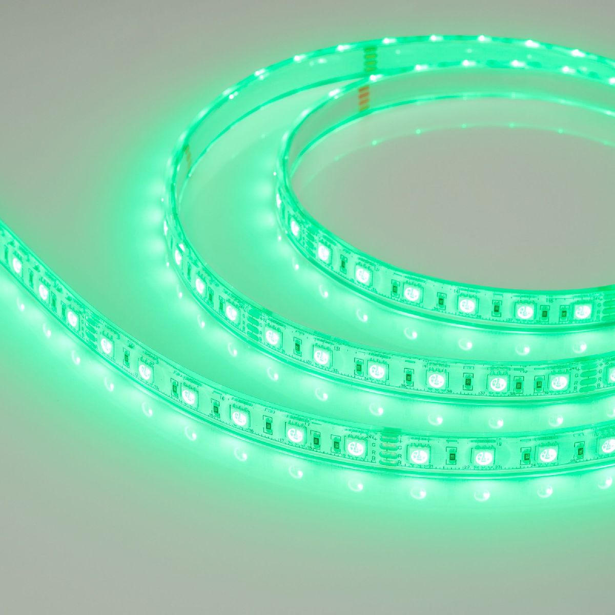 Светодиодная лента герметичная Arlight RTW-PU-B60-12.5mm 24V RGB (14.4 W/m, IP68, Wire 2m, 5m) 029515(3)