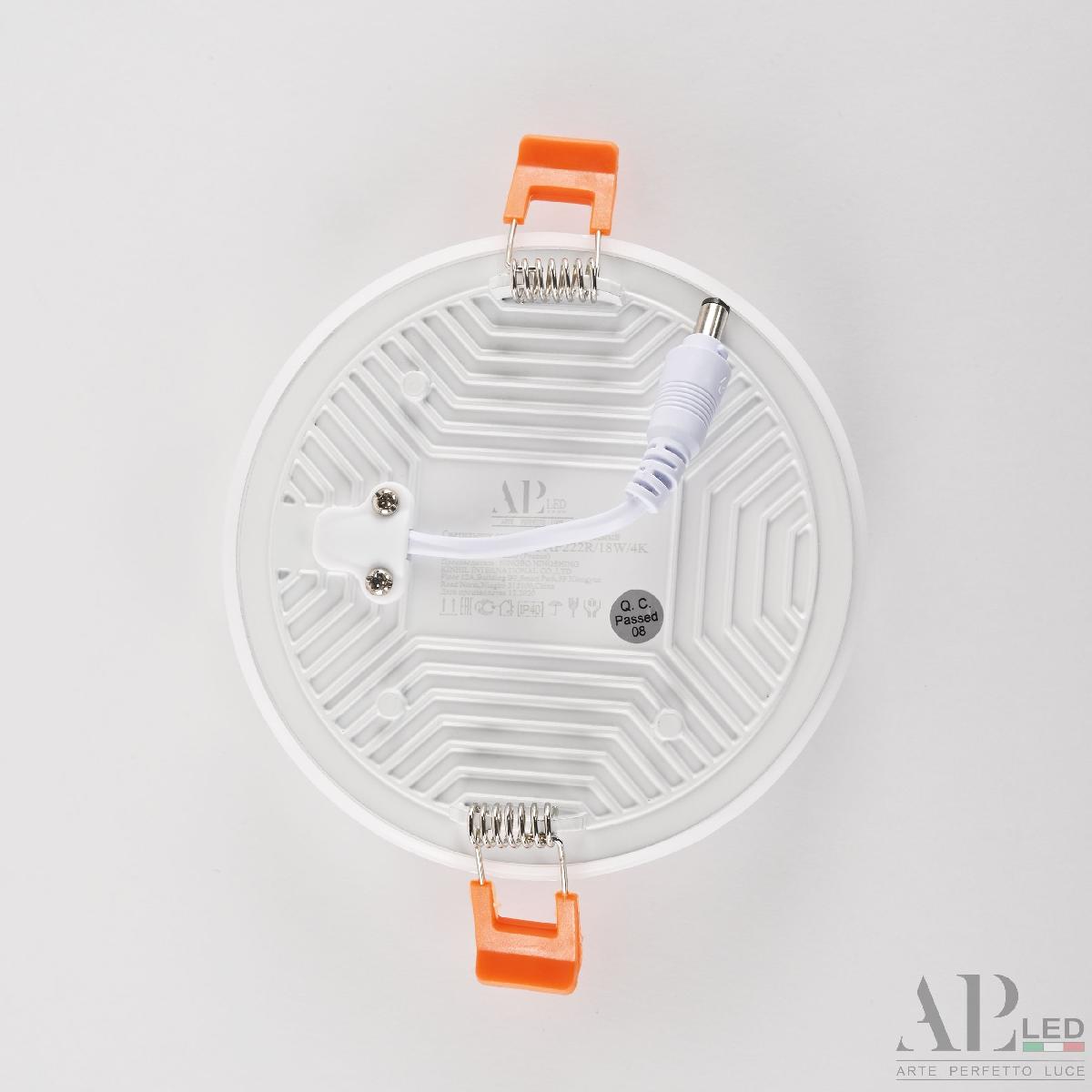 Встраиваемый светильник Arte Perfetto Luce Ingrid 3322.FAP222R/18W/4K