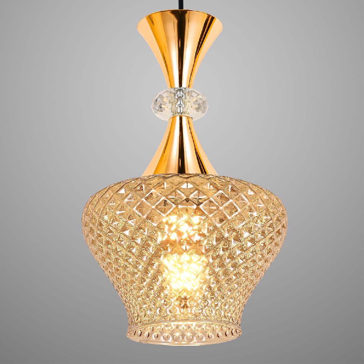 Подвесная люстра Reluce 09004-0.9-05 AMBER