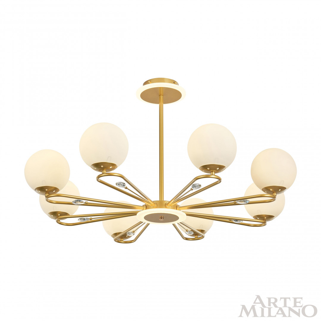 Люстра на штанге Arte Milano Neapolis 277138/8 GD