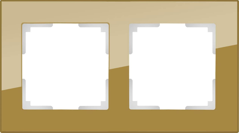 Рамка Werkel Favorit на 2 поста бронзовый WL01-Frame-02 4690389098598