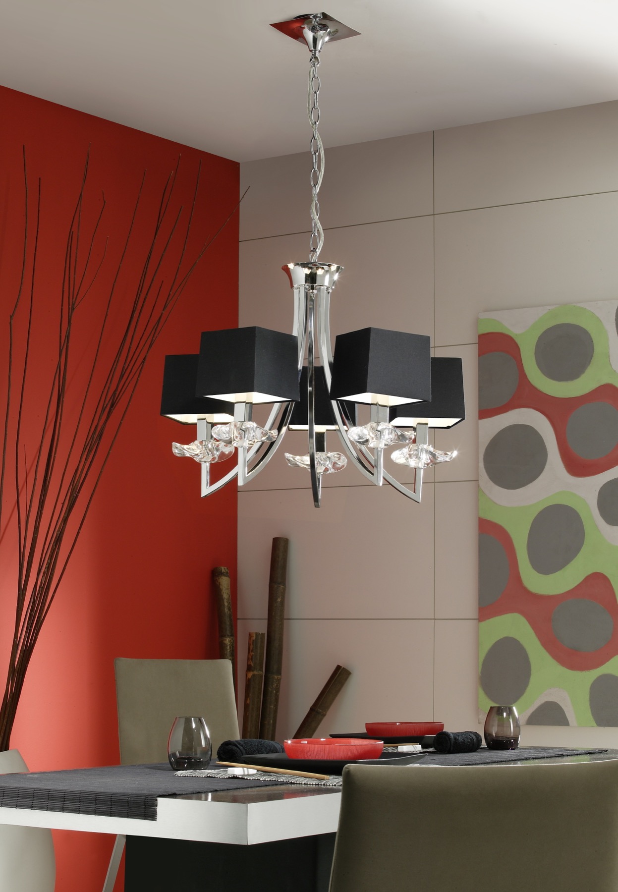 Подвесная люстра Mantra Akira 0782