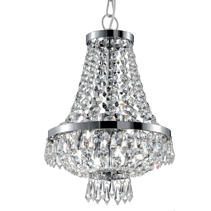 Подвесная люстра Ideal Lux Caesar SP4 Cromo 034072