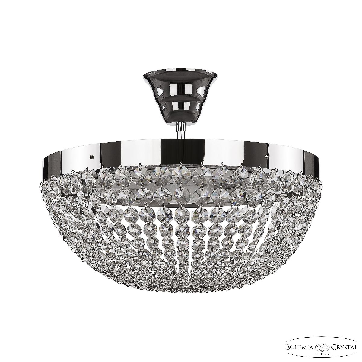 Потолочная люстра Bohemia Ivele Crystal 19291/35NZ/S/LED-DIM Ni