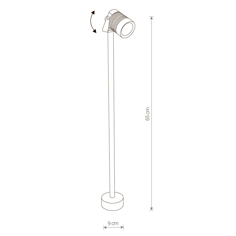 Уличный светодиодный светильник Nowodvorski Spike Led 9098
