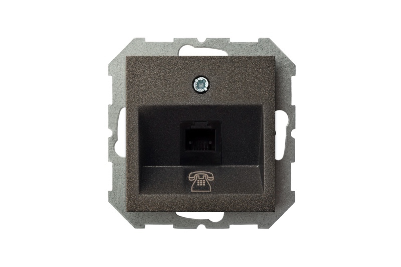 Розетка телефонная (RJ11) Liregus Epsilon 28-1150