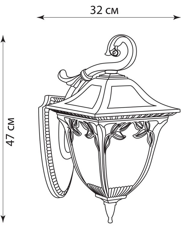 Уличный настенный светильник Feron PL4082 11490