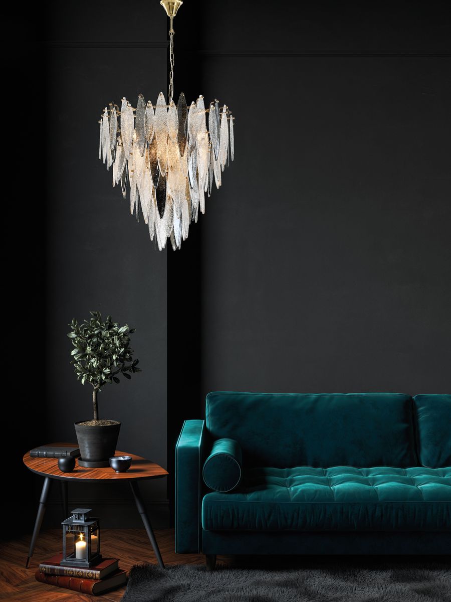 Подвесная люстра iLamp Dolce P2543-8 Gold