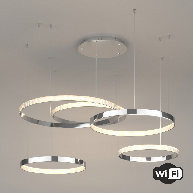 Подвесная люстра Eurosvet Posh 90275/5 хром Smart